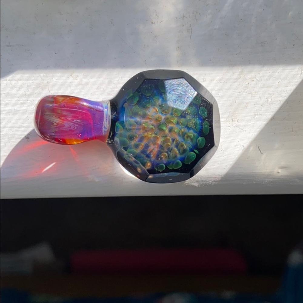 shg Glass blown pendant. Made to order.
